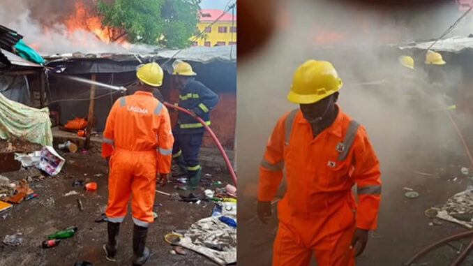 Tejuosho market fire