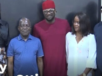 Paul Okoye, J Martins and others with Alex Otti