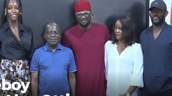 Paul Okoye, J Martins and others with Alex Otti